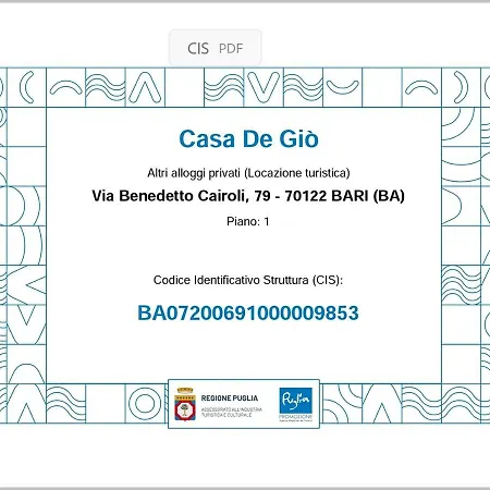 Casa De Gio * Bari